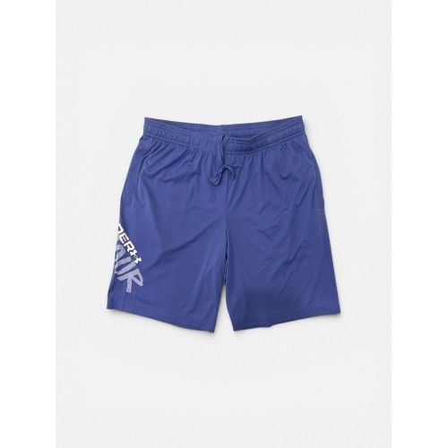 Under Armour Μπλε Αθλητική Βερμούδα με Logo Print